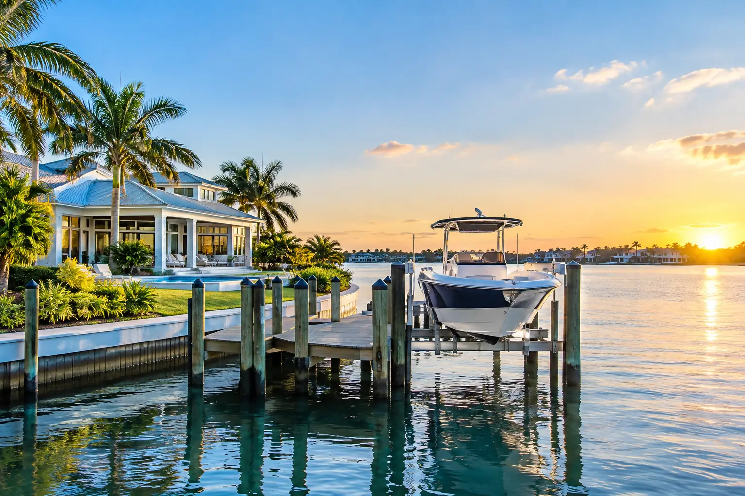 Sarasota Waterfront Homes With a Boat Dock